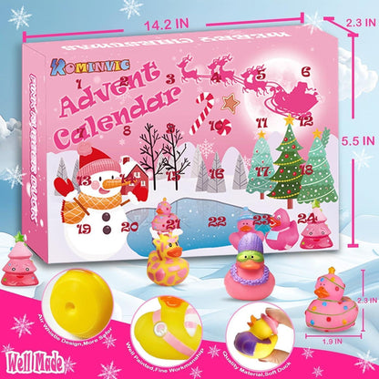 Adventskalender 2026 für Kinder mit 24 Gummienten GmbH