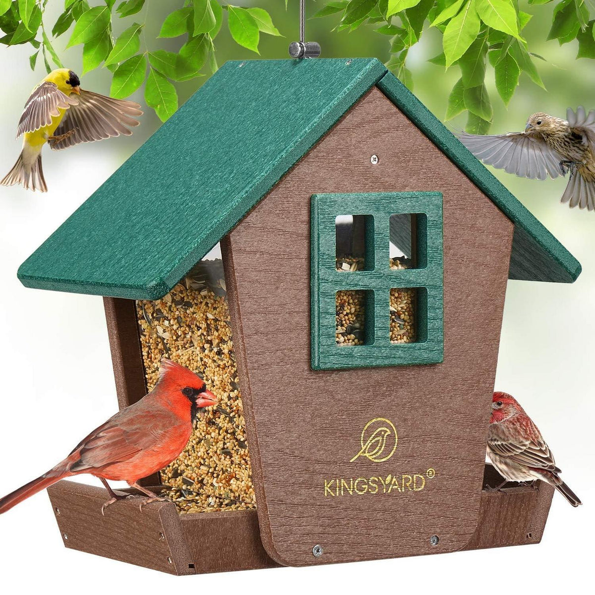Vogelhaus zum Aufhängen – Recycelt & Wetterfest