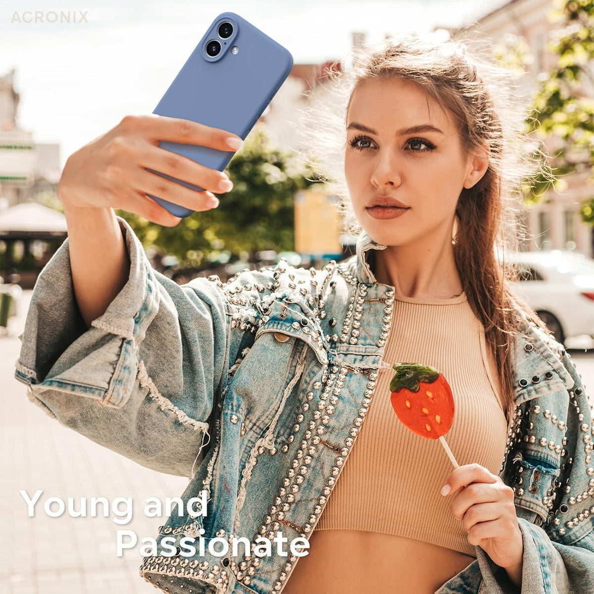 iPhone 16 Hülle Silikon mit Kameraschutz & Schutzfolie
