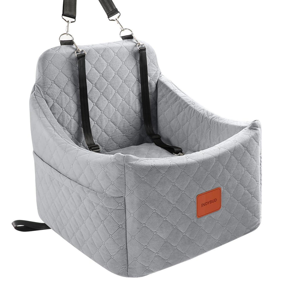 Hunde Autositz grau mittel – Waschbar & Sicher