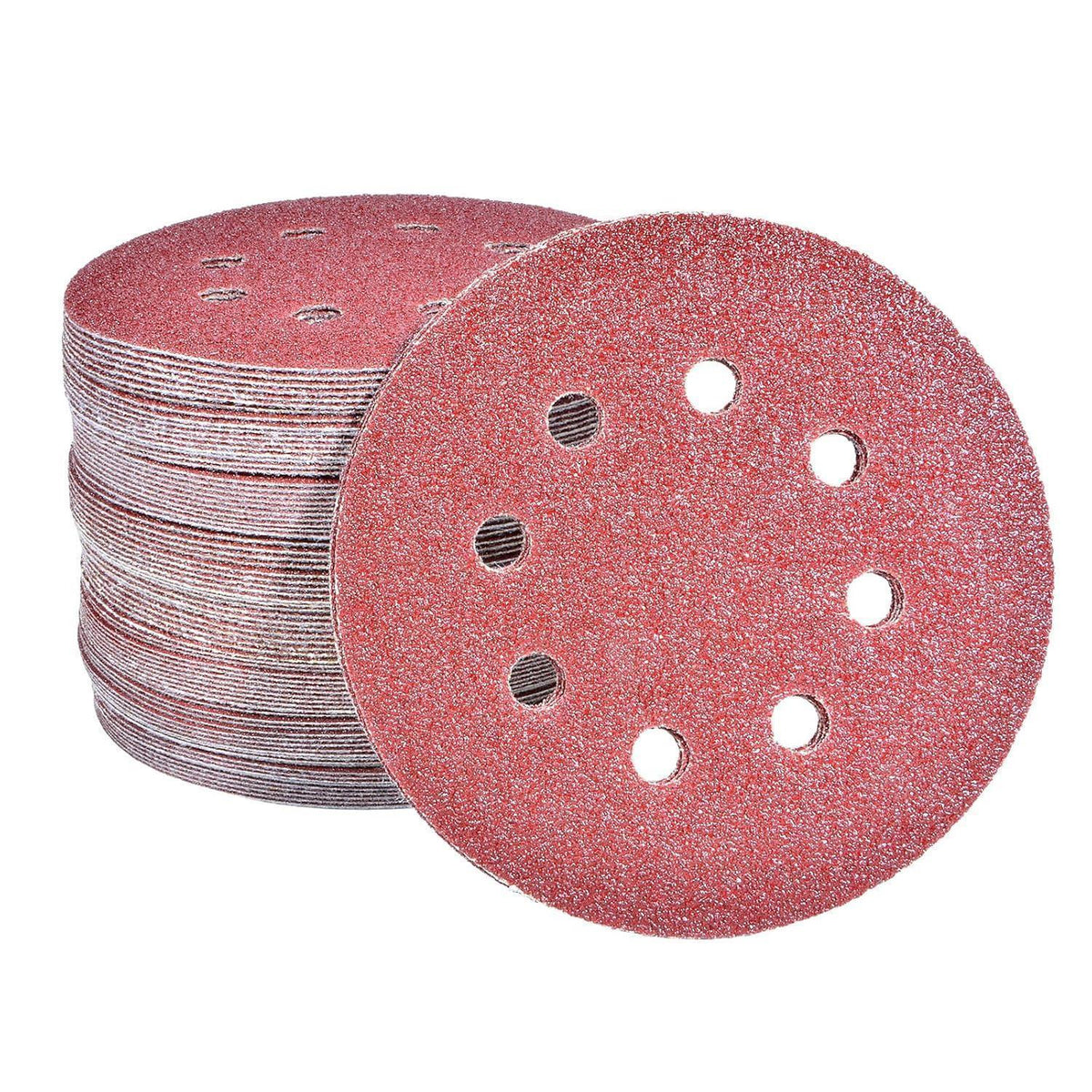 100x Schleifscheiben 125mm Klett 8 Loch 40er Körnung Exzenterschleifer