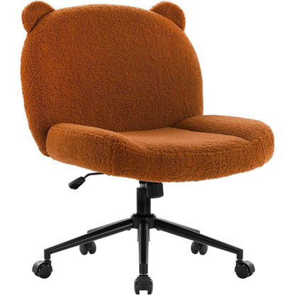 Ergonomischer Bürostuhl ohne Armlehnen, Schreibtischstuhl