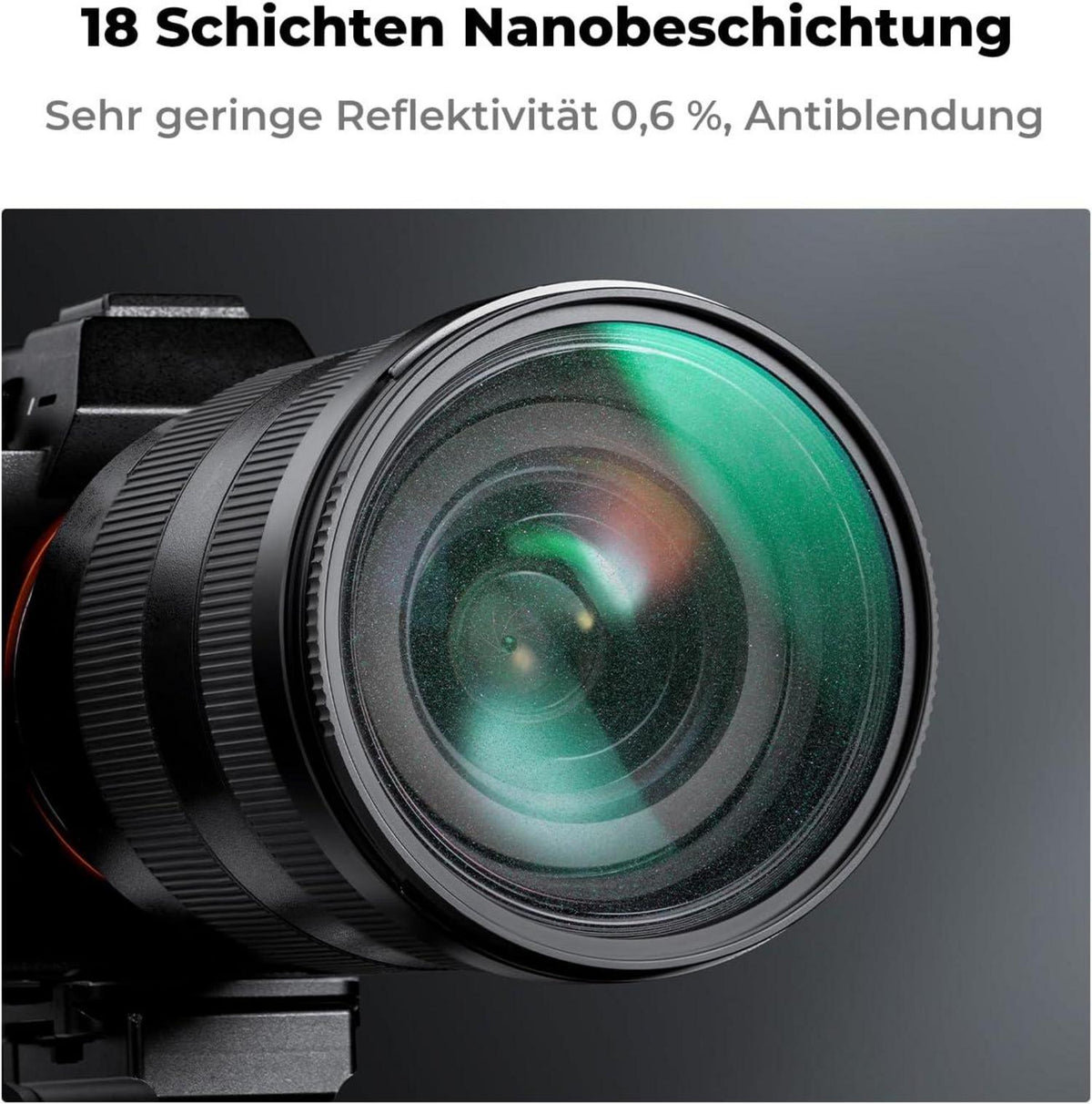 K&F Concept Nano-K Serie 82mm Shimmer Diffusion Filter Optisches Glas 18 Schichten Nano-Beschichtung