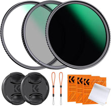 58mm Filterset Polfilter UV ND1000 optisches Glas CNC Rahmen Zubehör
