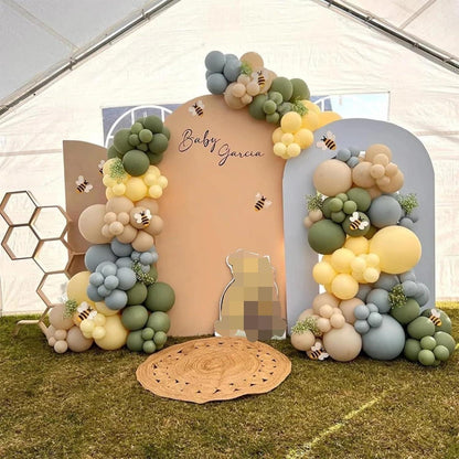 Pastell Luftballons Set 60 Stück 12 Zoll Grün Gelb Blau Kit
