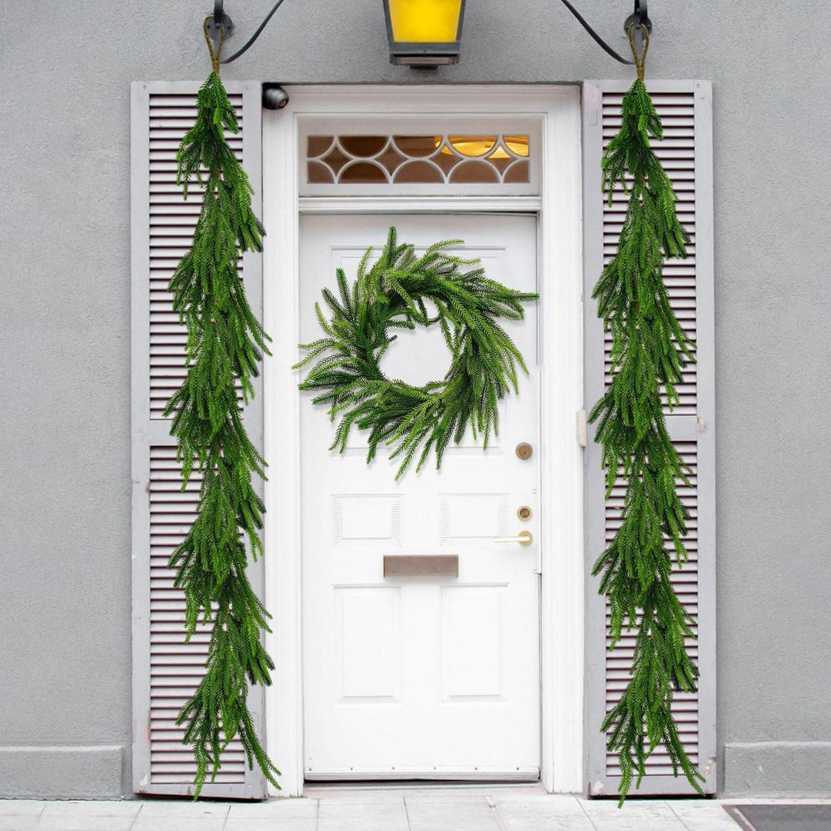 Künstliche Tannengirlande 2.7m (9ft) - 2er Set für Weihnachten