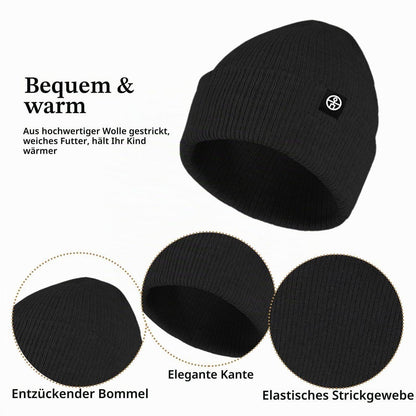 3-teiliges Winterset: Mütze, Schal & Touchscreen-Handschuhe
