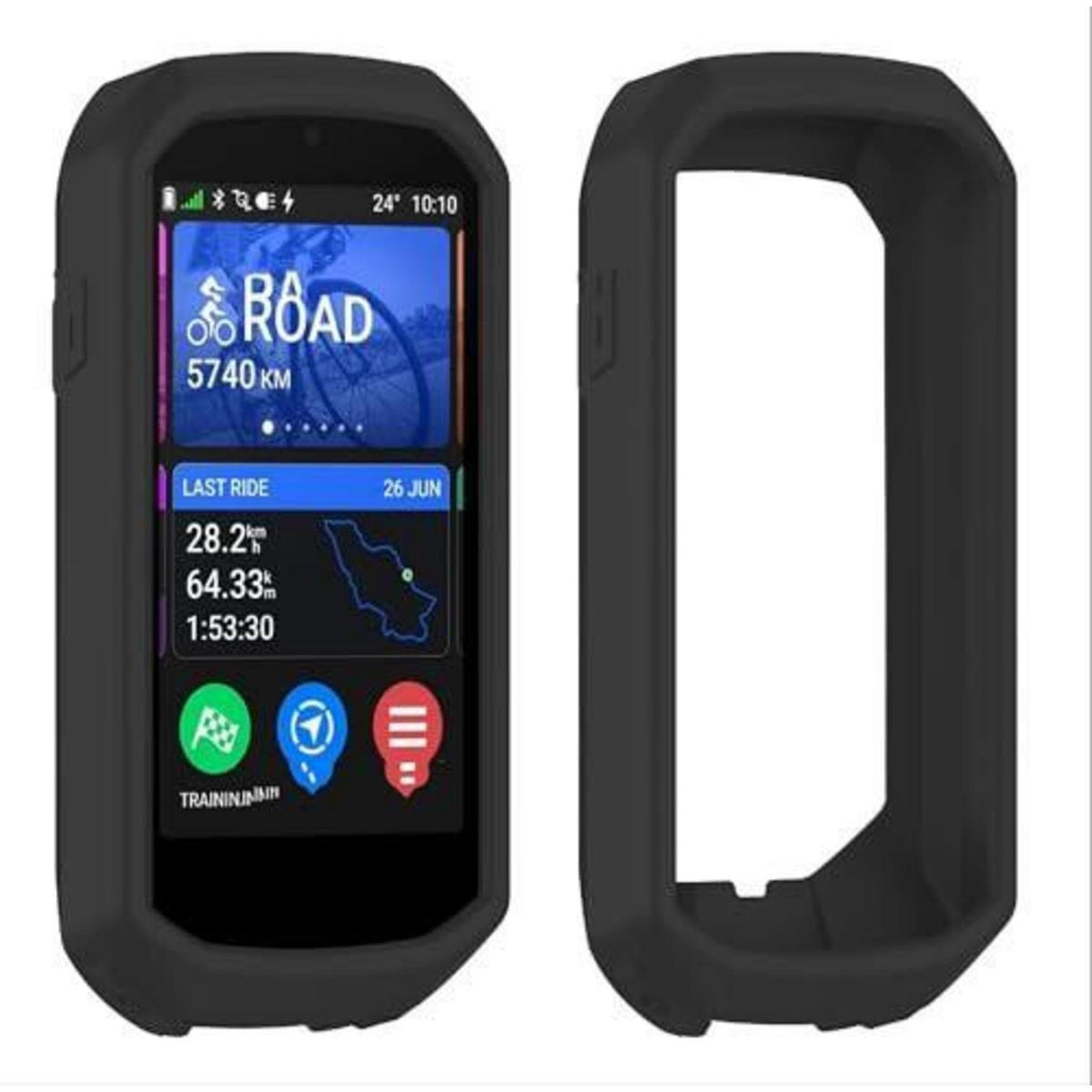 Hülle für Garmin Edge 1050, stoßfest, X-Schwarz