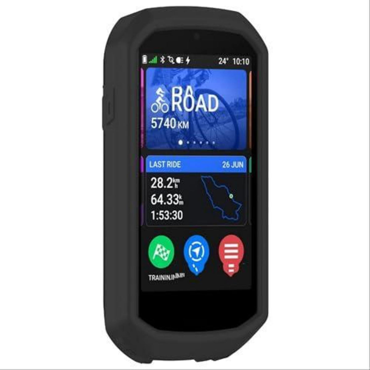 Hülle für Garmin Edge 1050, stoßfest, X-Schwarz