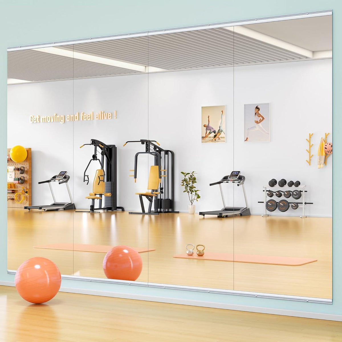 Ganzkörperspiegel 160x70cm – Fitness, Tanz & Wandspiegel