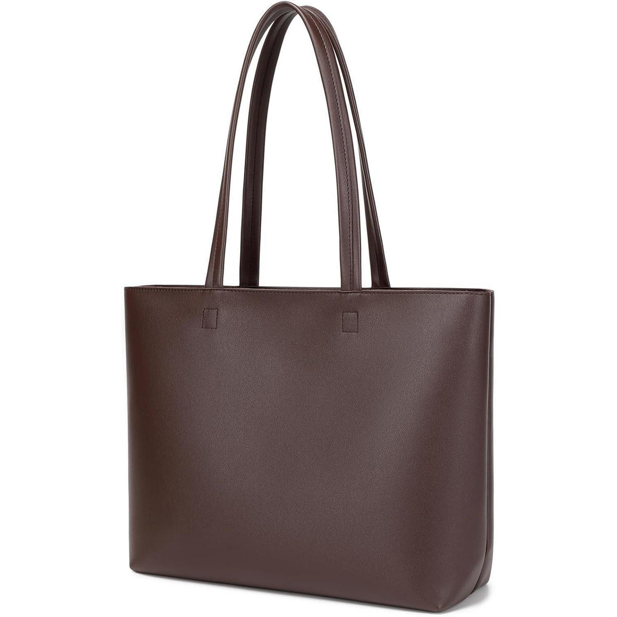 Damen Henkeltasche Shopper Coffee A4 in Lederoptik