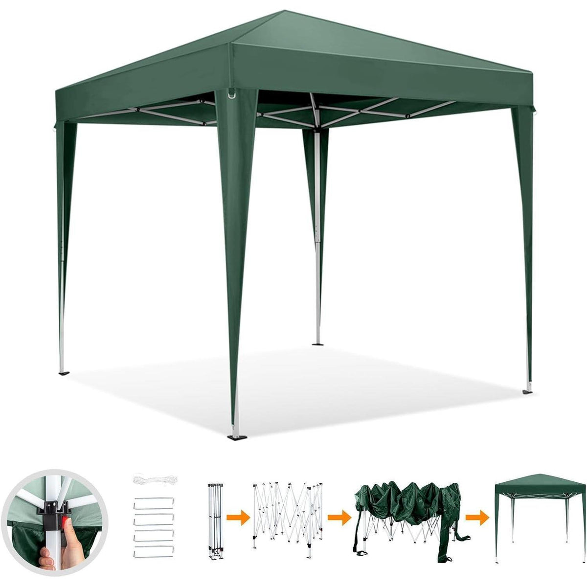Faltpavillon 3x3m – Höhenverstellbar & Wasserdicht