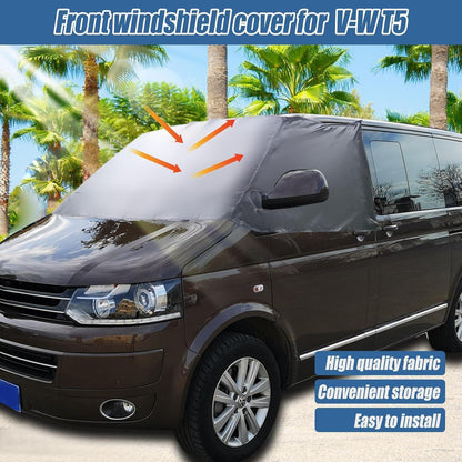 Frontscheibenabdeckung VW T5 Transporter 2003-2015 – Sonnenschutz & Frostschutz