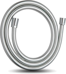 Hochwertiger PVC Duschschlauch 2m Silber für Badarmaturen