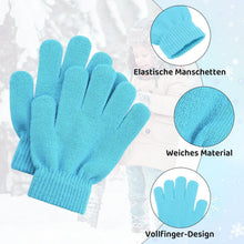 Kinder Winterhandschuhe Gestrickt Rosa 4-11 Jahre