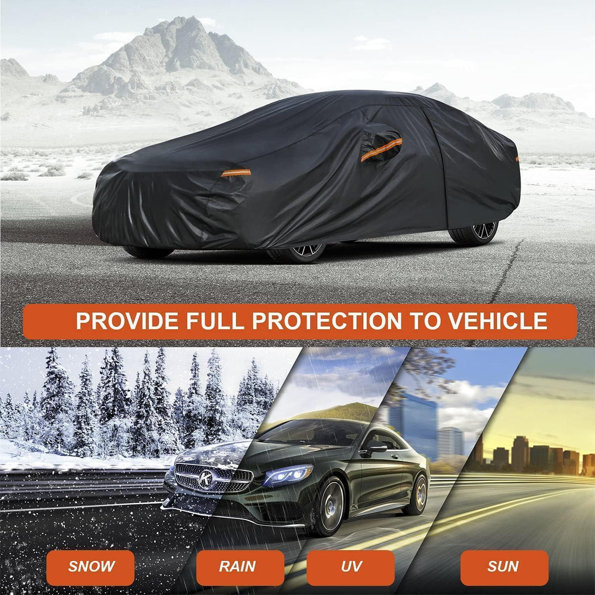 Autoplane für Mercedes C-Klasse Limousine (2007-2025) Wasserdicht