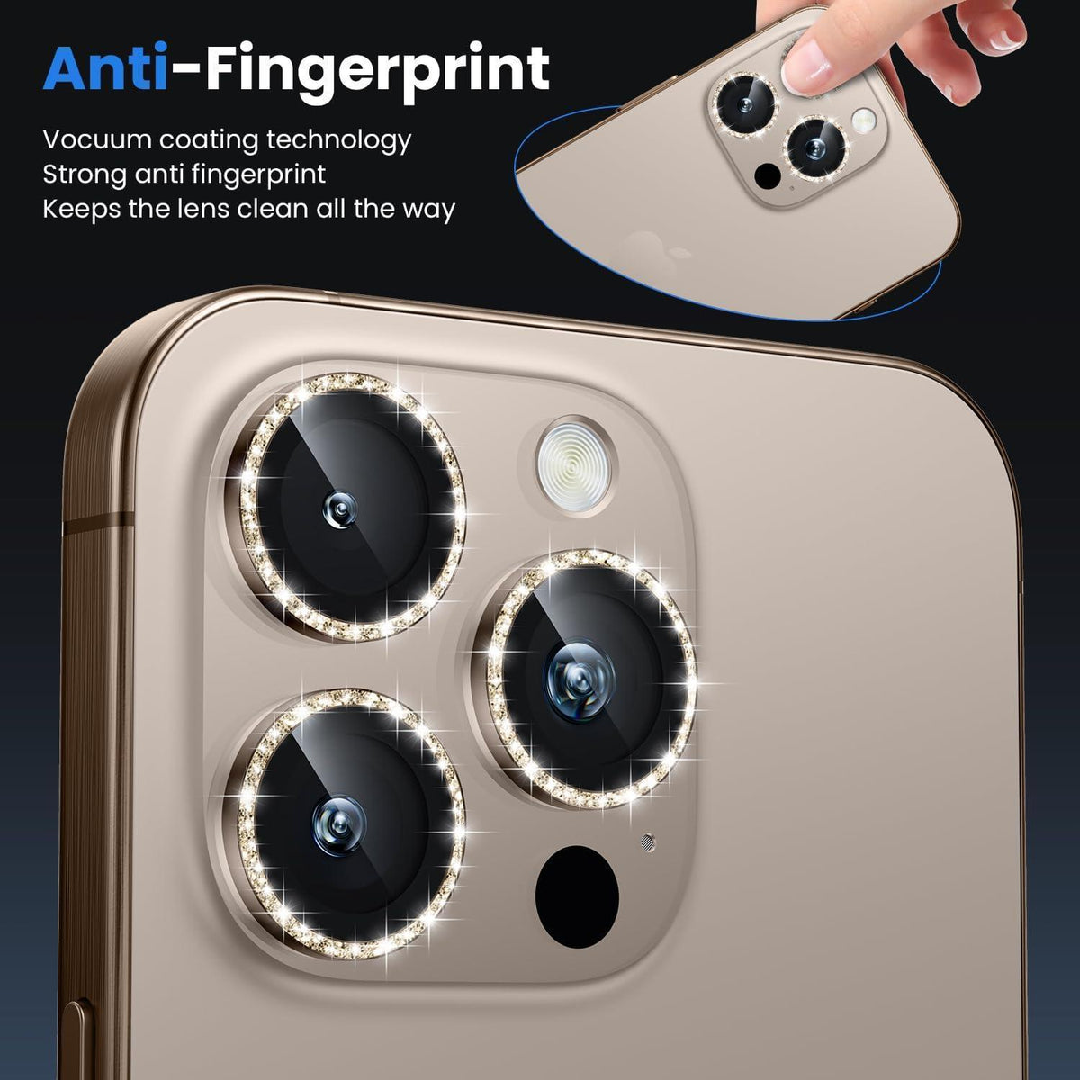 Kameraschutz für iPhone 16 Pro/Pro Max – Kratzfest & Blasenfrei