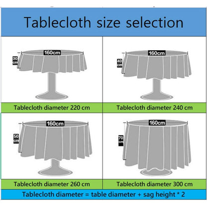 Runde Satin Tischdecke Rot, 340 cm Durchmesser – Elegant & Glänzend