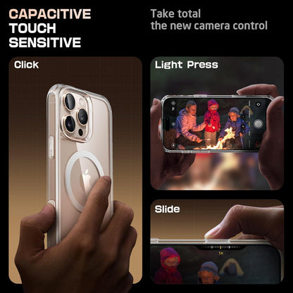 iPhone 16 Pro Hülle MagSafe Transparent Militärschutz