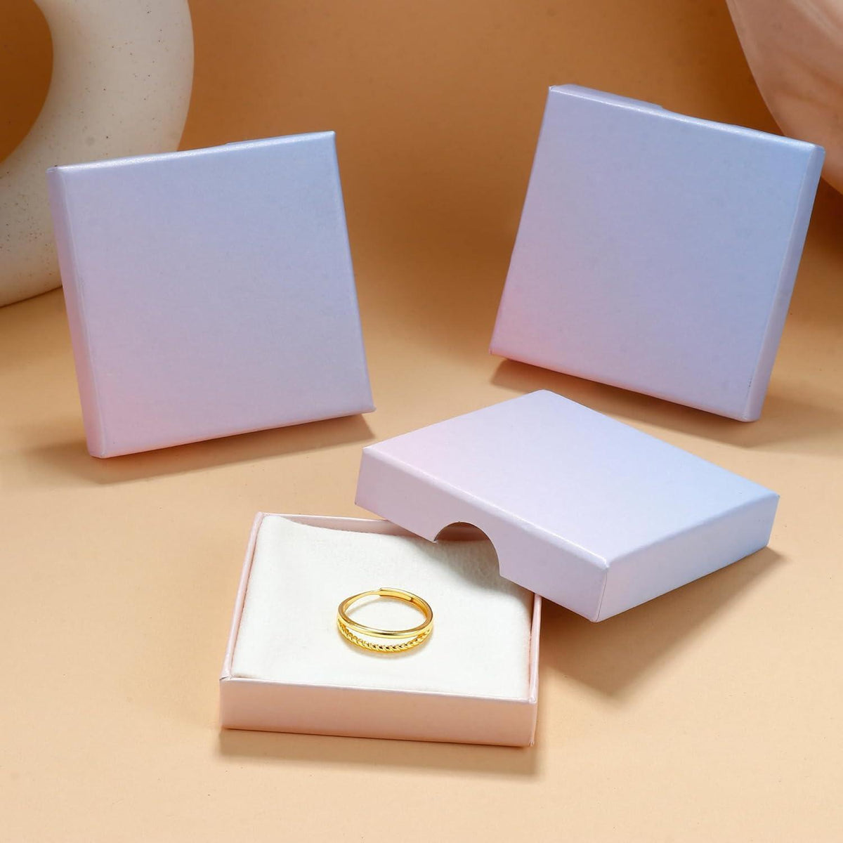 Verstellbarer Bandring 925 Silber, Gold, Roségold – Stapelring für Damen