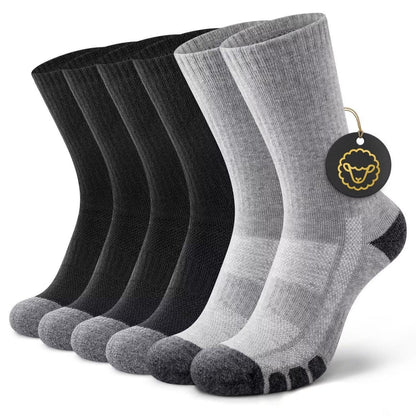 Wandersocken Merino 3er-Pack Damen Herren Outdoor Trekking 43-46