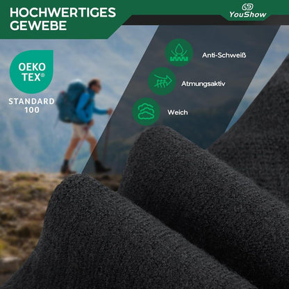 Wandersocken Merino 3er-Pack Damen Herren Outdoor Trekking 43-46