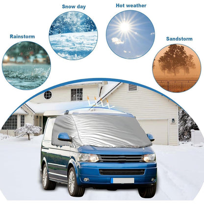 Frontscheibenabdeckung VW T5 Transporter | Sonnenschutz Eis Schnee Frost