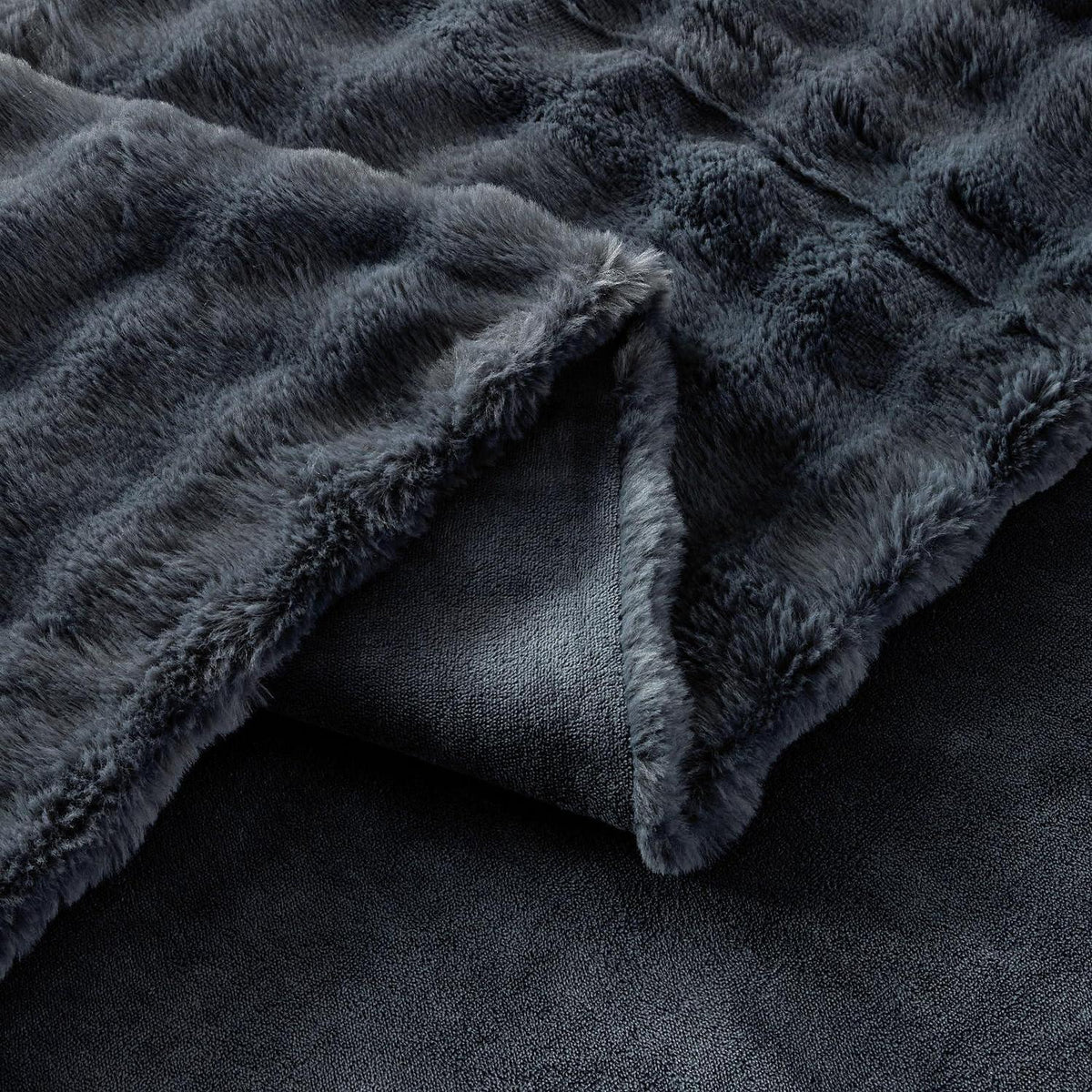 Plüsch Bettwäsche 135x200 Grau – Winterwarm & Kuschelig