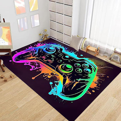 3D Gaming Teppich 140x180 cm - Rutschfest & Waschbar