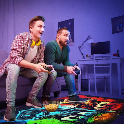 3D Gaming Teppich 120x160 cm - Rutschfest & Waschbar
