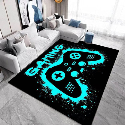 Gaming Teppich 100x150 cm – Rutschfest & Waschbar für Gamer Zimmer