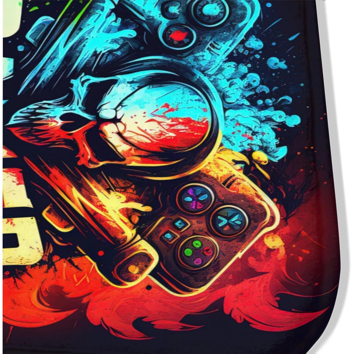 3D Gaming Teppich 160x200 cm - Rutschfest & Waschbar