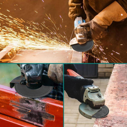 Fächerscheiben Set 8tlg. Ø 76mm Korn 40-120 für Metall & Holz