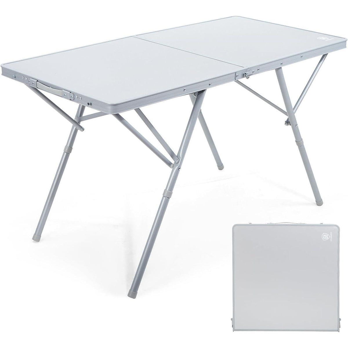 Faltbarer Campingtisch XL 120x60cm, höhenverstellbar, bis 60kg