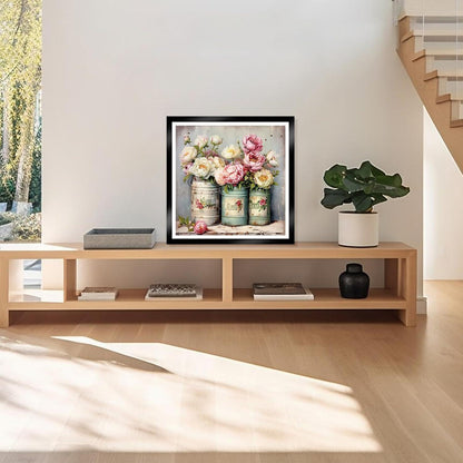 5D Diamant Painting Blumen Bild Set für Erwachsene & Kinder
