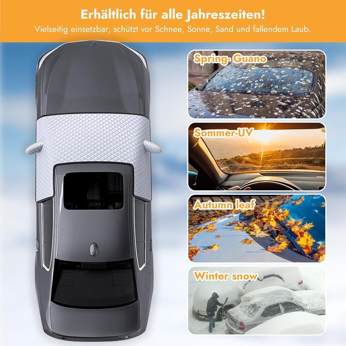 Winter Windschutzscheibenabdeckung Magnetisch Universal