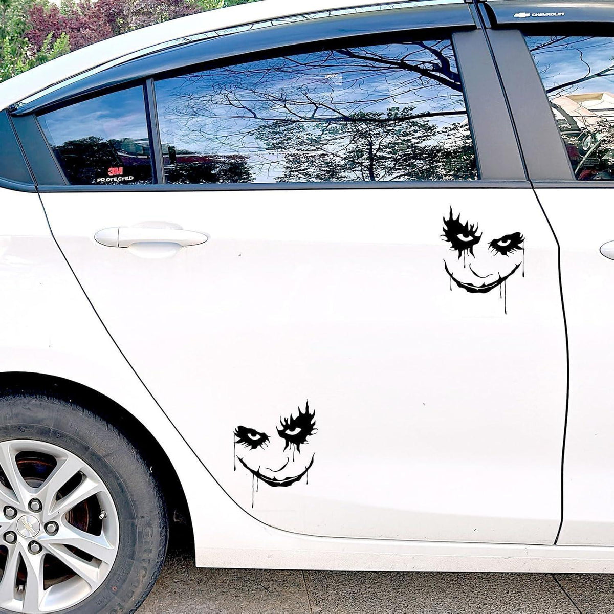 2x Gotham Clown Aufkleber – Wasserdichte Autoaufkleber