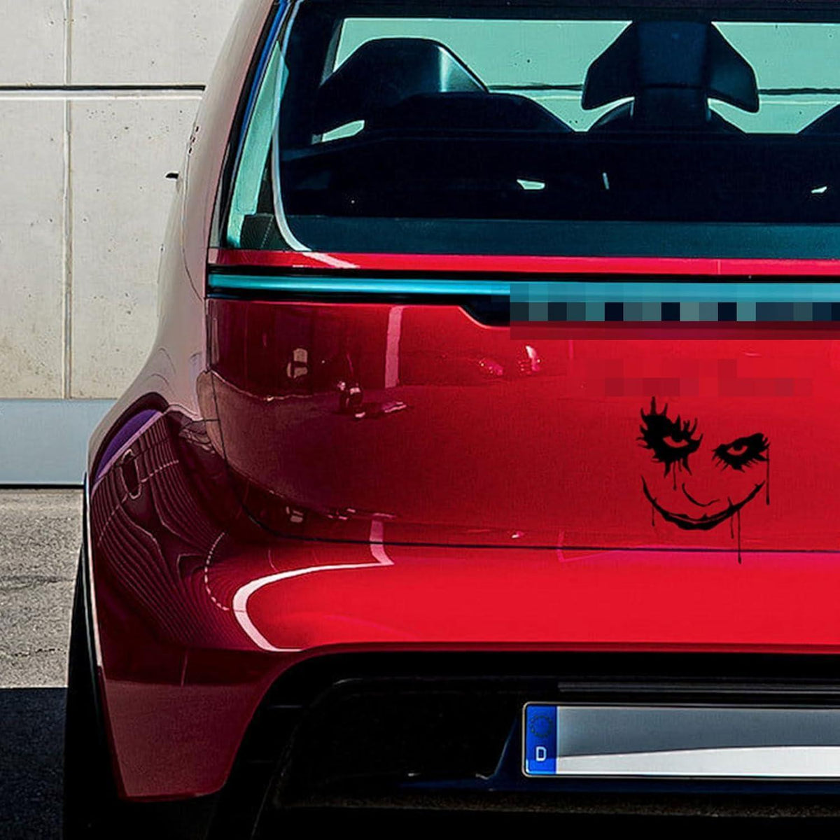 2x Gotham Clown Aufkleber – Wasserdichte Autoaufkleber
