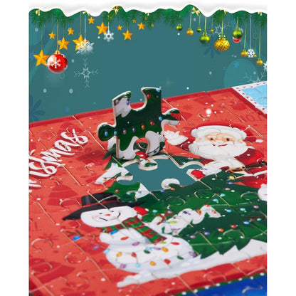 Adventskalender Puzzle 1000 Teile 24 Tage Countdown Weihnachtsgeschenk