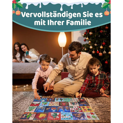 Adventskalender Puzzle 1000 Teile 24 Tage Countdown Weihnachtsgeschenk