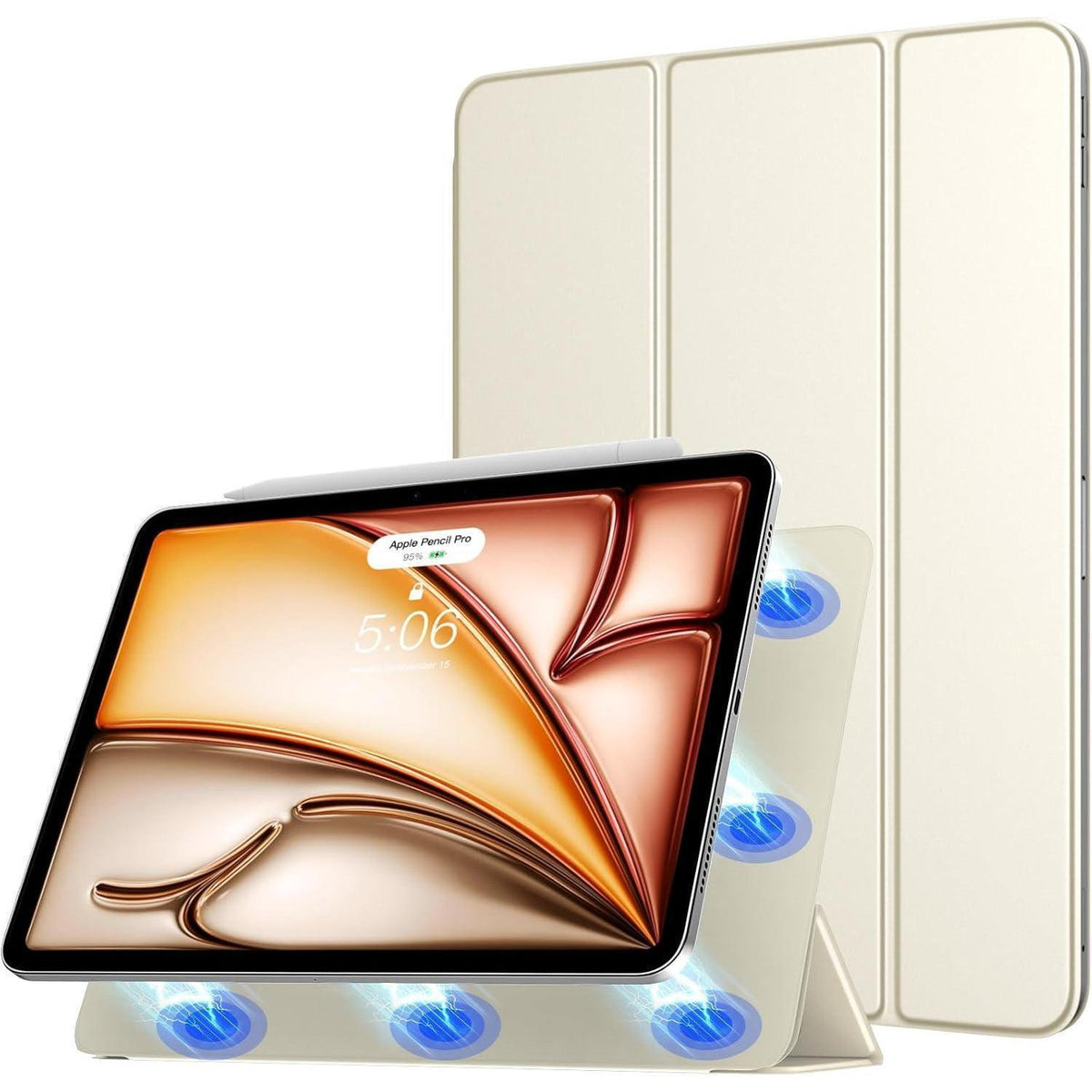 iPad Air 11 Hülle Trifold Ständer Apple Pencil Ladefunktion