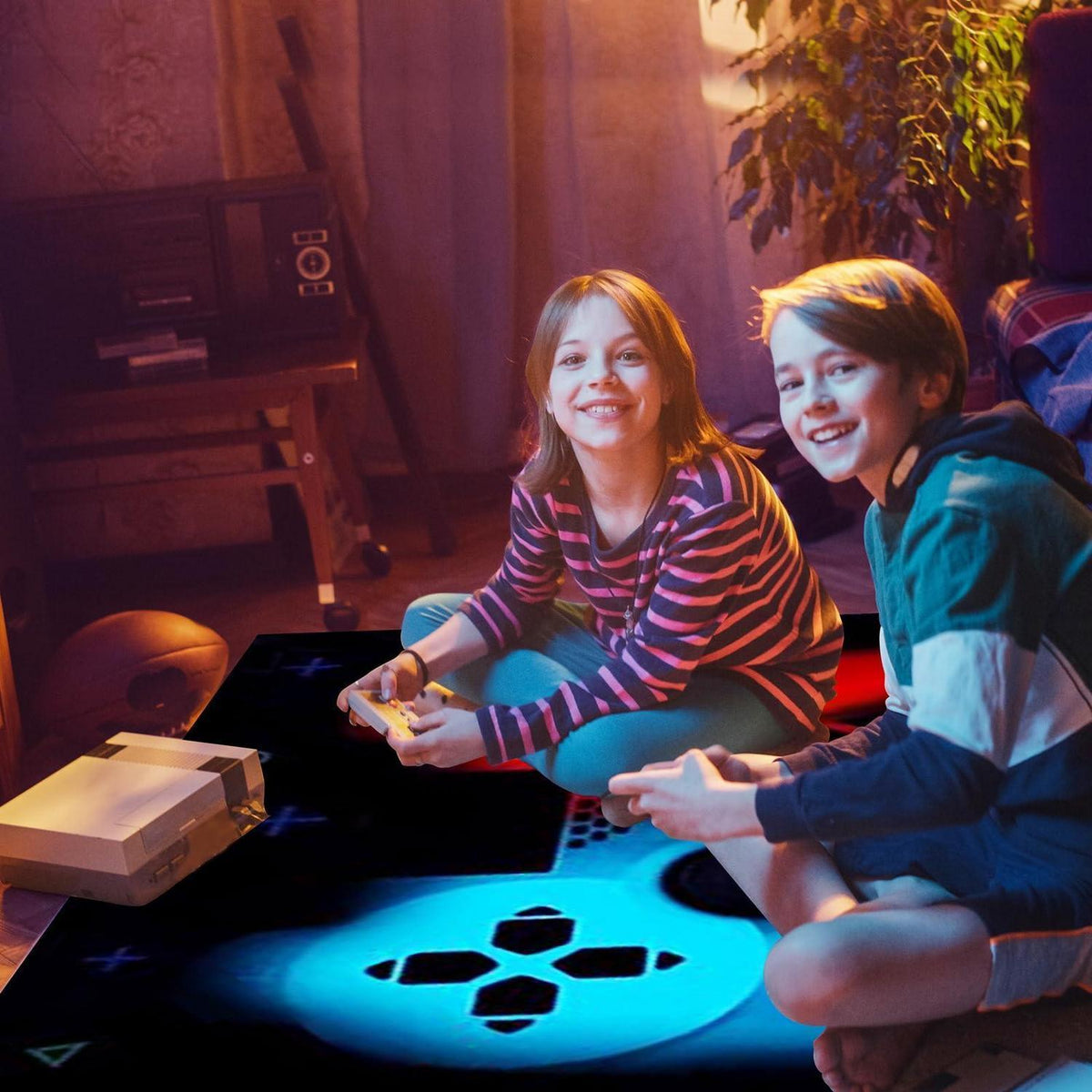 Gamer Teppich rutschfest 100x150 cm – Gaming Dekor Schlafzimmer