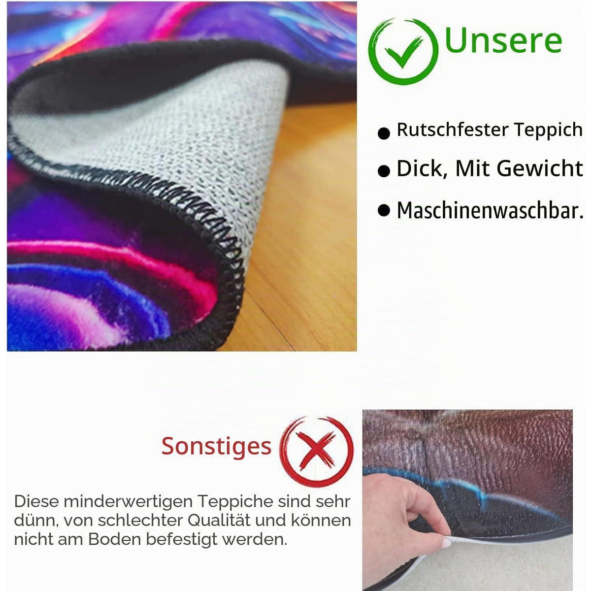 Gamer Teppich Controller Design – Rutschfest & Waschbar 160x240 cm