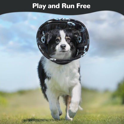Hundekragen Leckschutz Weich Schwarz M