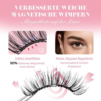 Magnetische Wimpern mit Zange – Einfache Anwendung, Wiederverwendbar