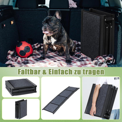 Klappbare Hunderampe 160cm – Sicherer Einstieg Auto, SUV, LKW