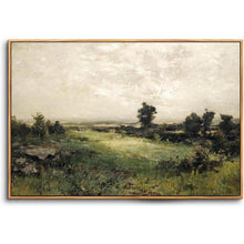 Vintage Leinwandbild mit Holzrahmen – Wildnis Landschaft 50x75 cm