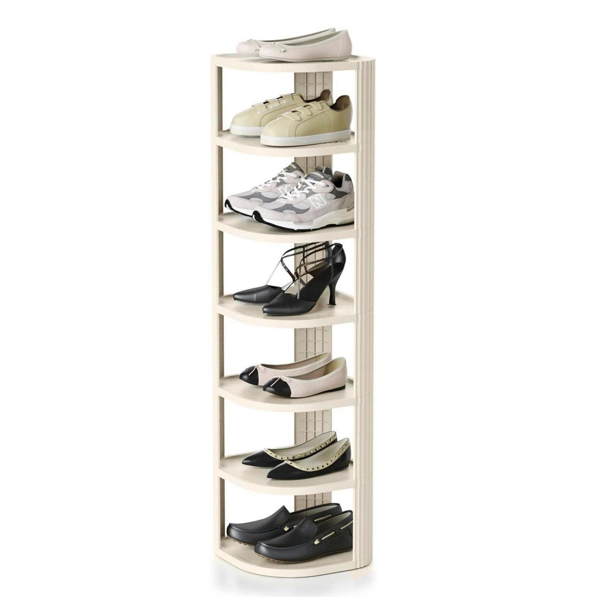 Schuhregal Schmal 7 Ebenen – Platzsparend & Stabil