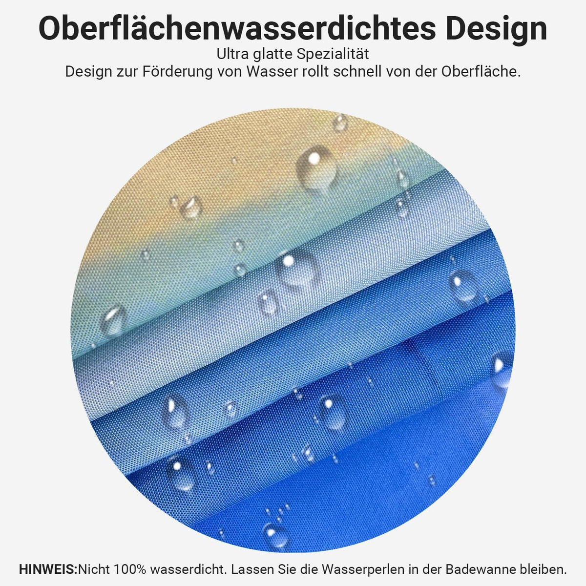 Duschvorhang Leuchtturm 180x200cm Wasserabweisend & Schimmelresistent