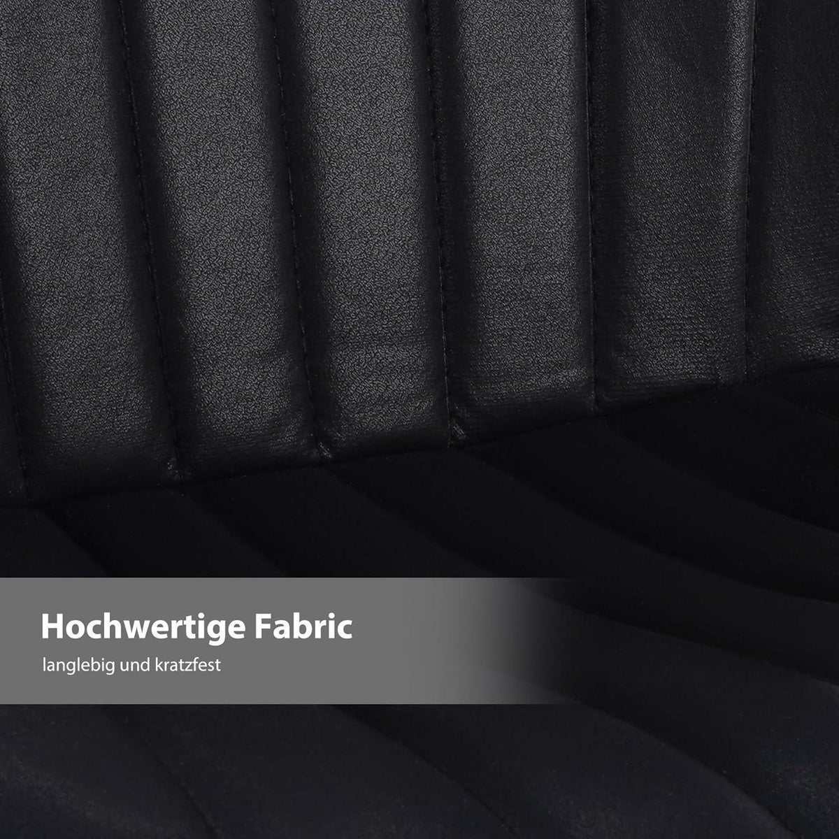 Verstellbarer Barhocker 4er Set mit Fußstütze & 360° Drehung